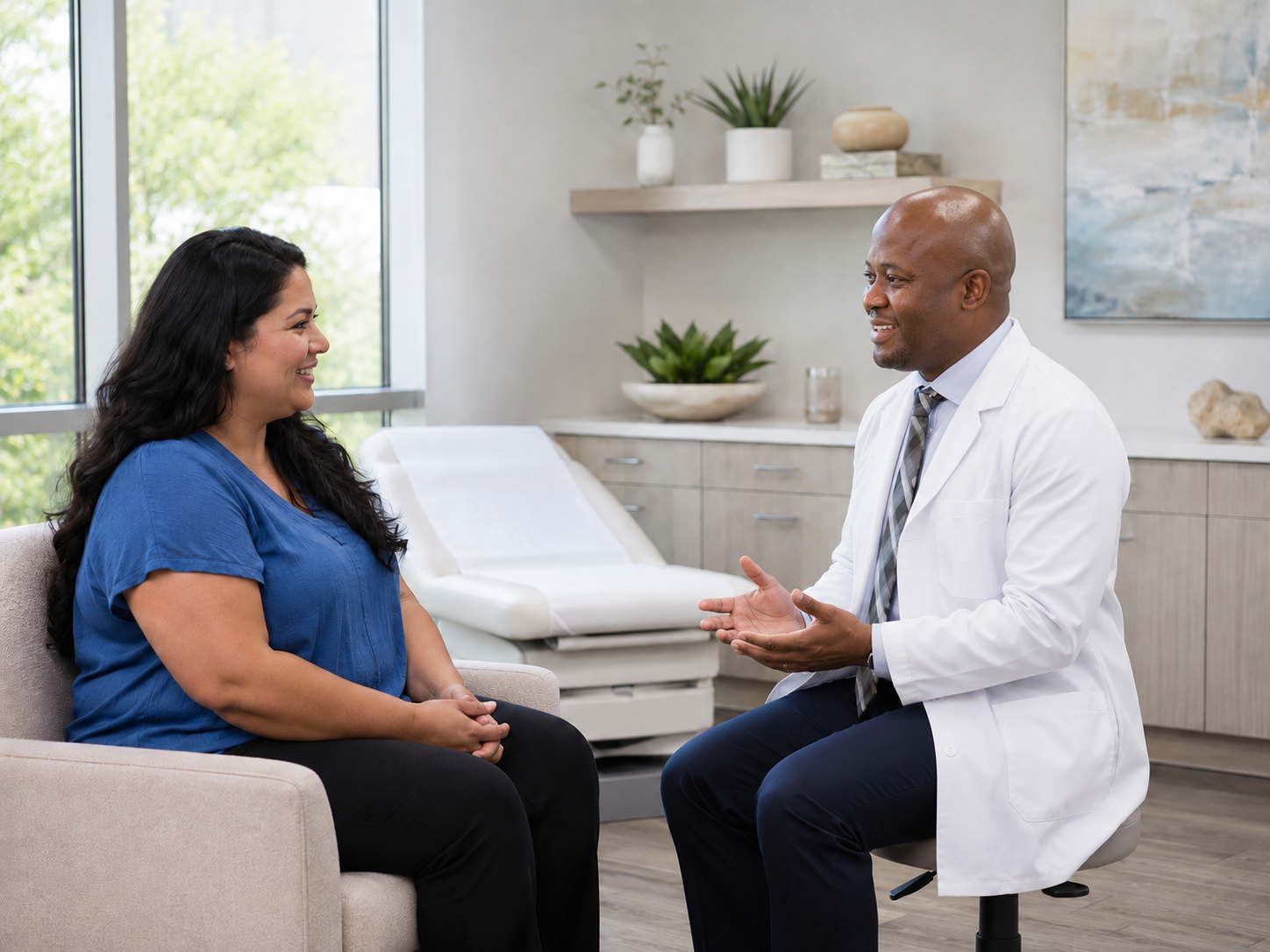 Medical weight loss consultation at Harmony Wellness Clinic in San Antonio